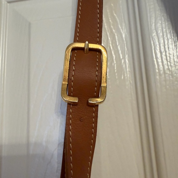 Longchamp Elegant Brown and Cream Crossbody shoulder Bag - Picture 5 of 9